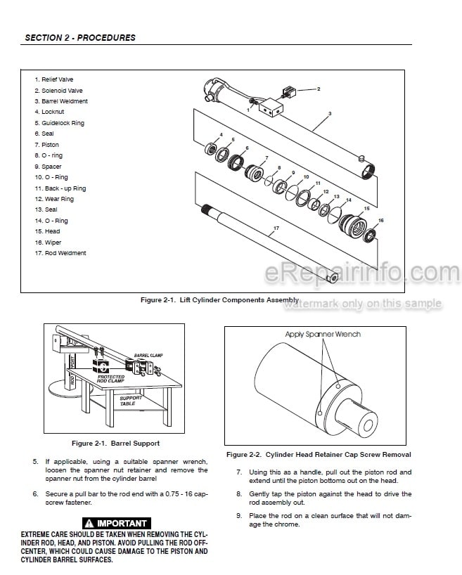 Photo 5 - JLG 1532E2 1932E2 2032E2 2632E2 2646E2 3246E2 Service And Maintenance Manual Scissor Lift