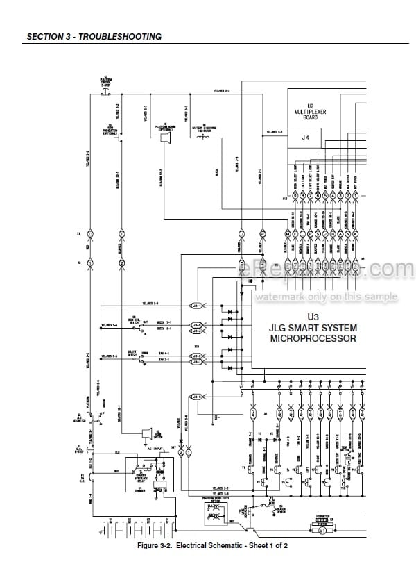 Photo 5 - JLG 1532E3 1932E3 2033E3 2046E3 2646E3 2658E3 Service And Maintenance Manual Scissor Lift