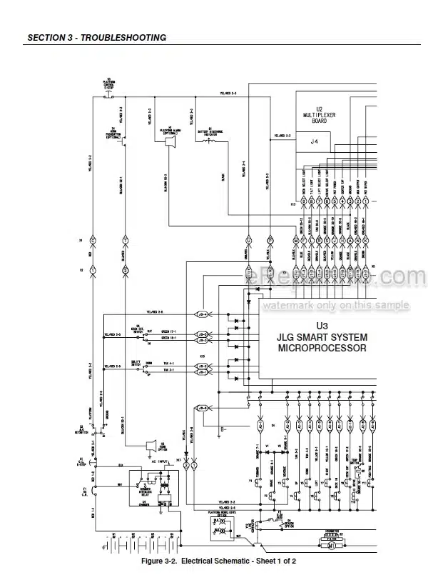 Photo 5 - JLG 1532E3 1932E3 2033E3 2046E3 2646E3 2658E3 Service And Maintenance Manual Scissor Lift
