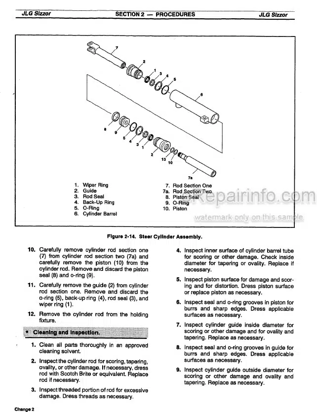 Photo 5 - JLG 1532E 1932E 2033E 2046E 2646E 2658E Service And Maintenance Manual Scissor Lift