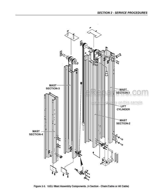 Photo 3 - JLG 15ELI Service And Maintenance Manual Vertical Mast