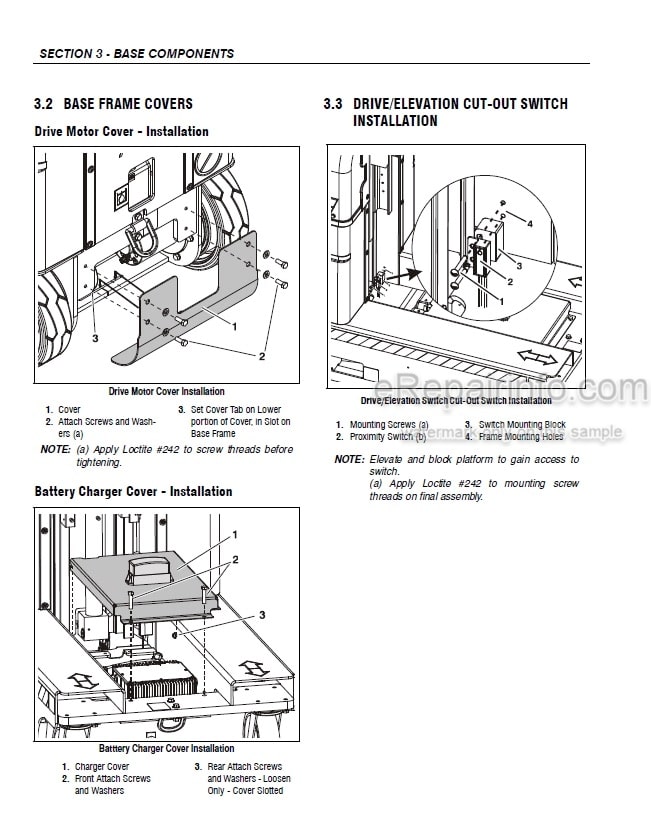 Photo 11 - JLG 15MVL 20MVL 15MSP 20MSP Service And Maintenance Manual Vertical Mast