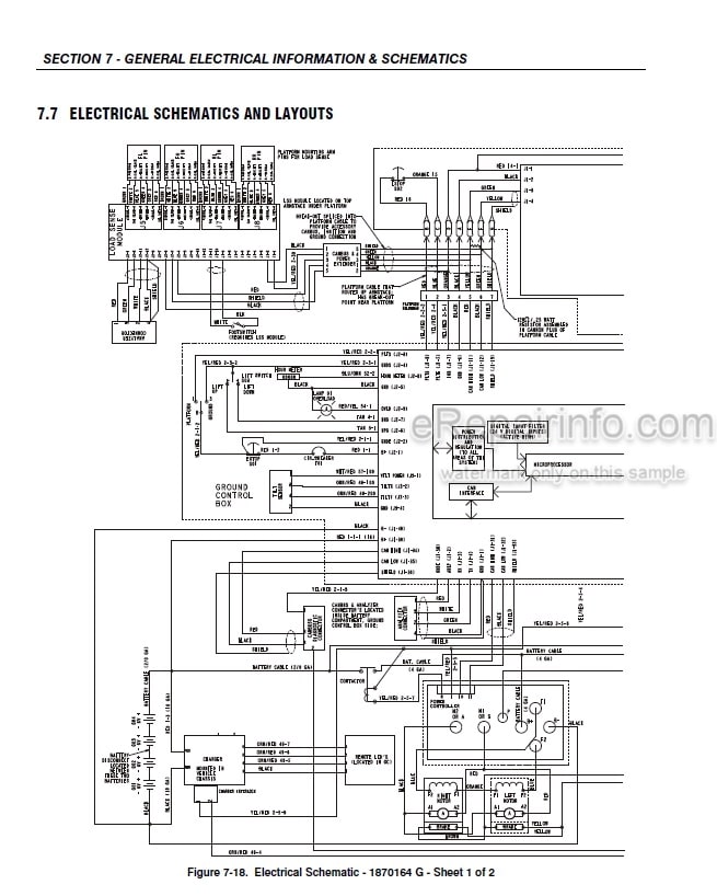 Photo 4 - JLG 1930ES 2030ES 2630ES 2646ES 3246ES Service And Maintenance Manual Scissor Lift