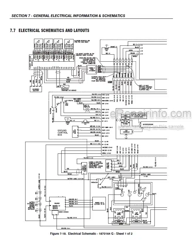 Photo 4 - JLG 1930ES 2030ES 2630ES 2646ES 3246ES Service And Maintenance Manual Scissor Lift