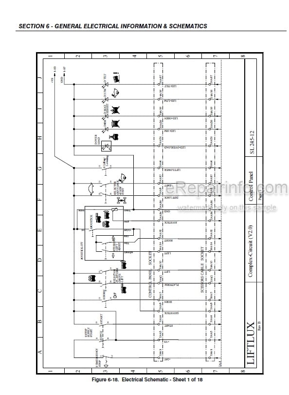Photo 4 - JLG 245-12 Service And Maintenance Manual Scissors Lift