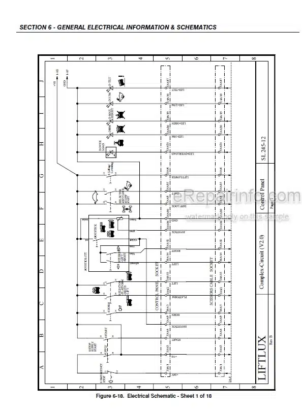 Photo 4 - JLG 245-12 Service And Maintenance Manual Scissors Lift