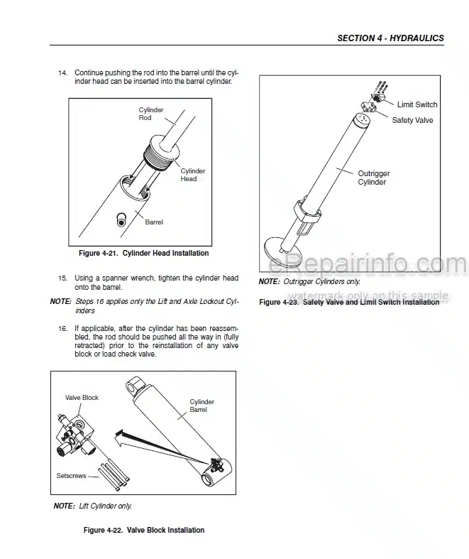 Photo 6 - JLG 260MRT Service And Maintenance Manual Scissor Lift