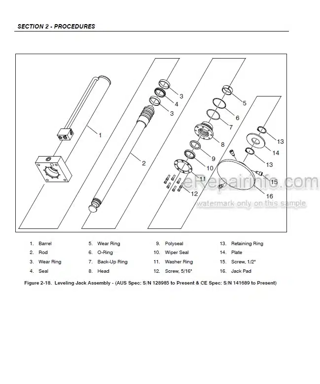 Photo 9 - JLG 260MRT Service And Maintenance Manual Scissor Lift