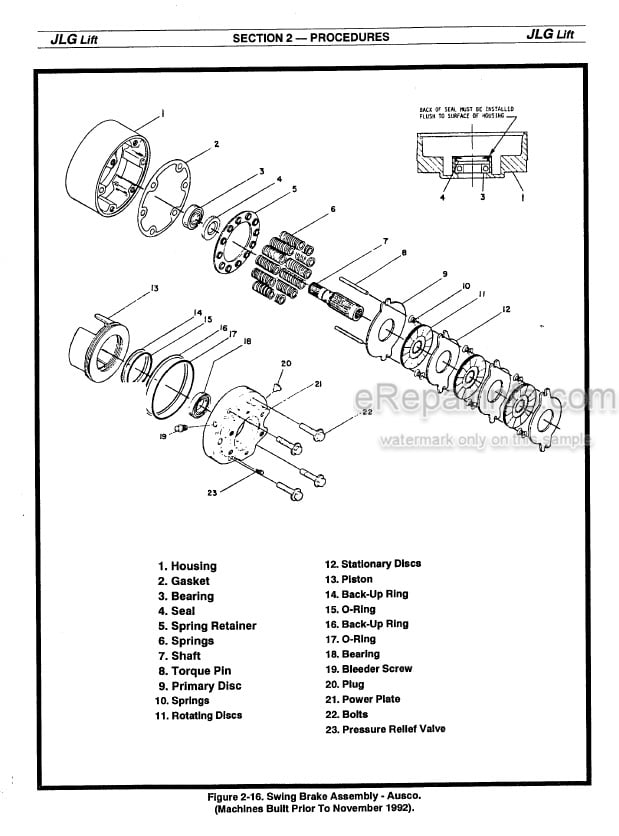Photo 3 - JLG 40HA Service And Maintenance Manual Boom Lift