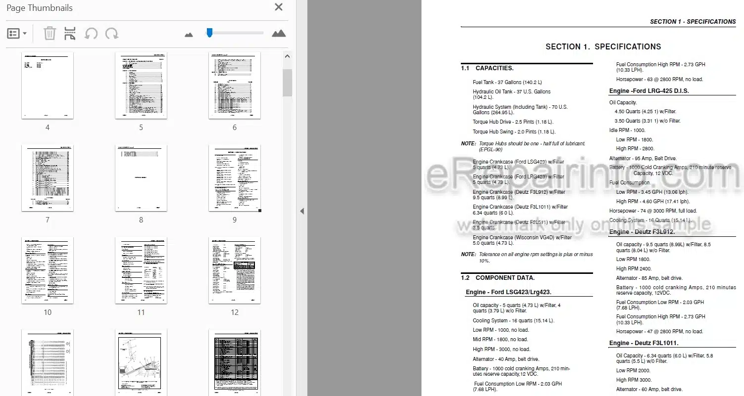 Photo 4 - JLG 40H 40H+6 Service And Maintenance Manual Boom Lift