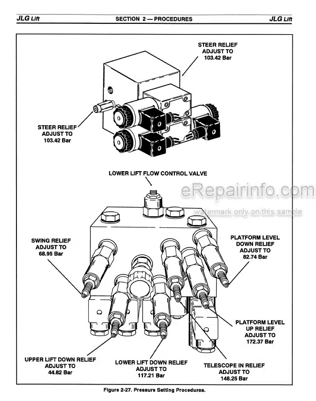Photo 1 - JLG 40IC 45IC Service And Maintenance Manual Boom Lift