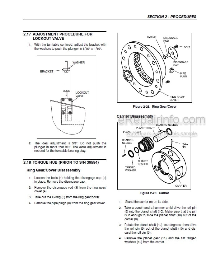 Photo 6 - JLG 510A 510AJ Service And Maintenance Manual Boom Lift