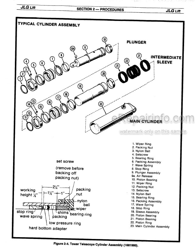 Photo 3 - JLG 45HA Service And Maintenance Manual Boom Lift