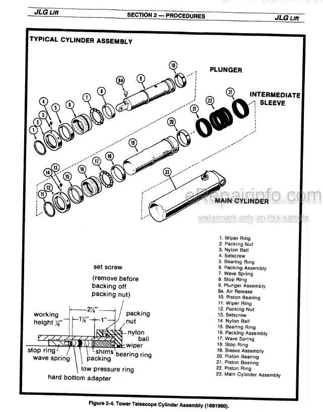 Photo 3 - JLG 45HA Service And Maintenance Manual Boom Lift