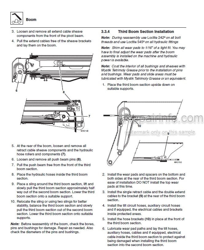 Photo 7 - JLG 266 307 266 LoPro Service Manual Telehandler