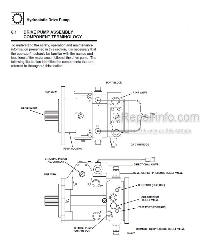 Photo 3 - JLG 534D-9 534D-10 544D Service Manual Telehandler SN 0160000447- SN 0160000192-