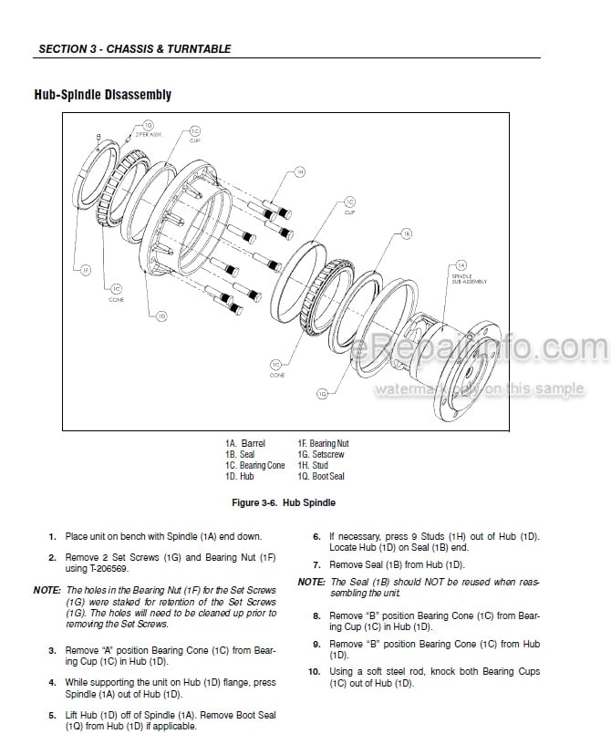 Photo 5 - JLG 600S 600SJ 660SJ Service And Maintenance Manual Boom Lift SN 0300080000 to Present