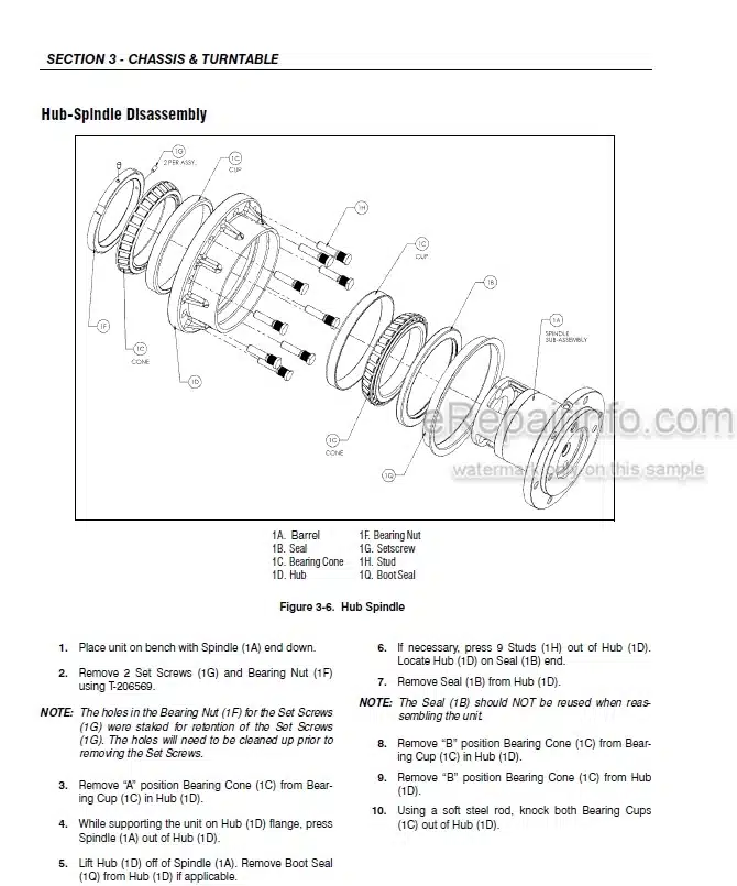 Photo 5 - JLG 600S 600SJ 660SJ Service And Maintenance Manual Boom Lift SN 0300080000 to Present