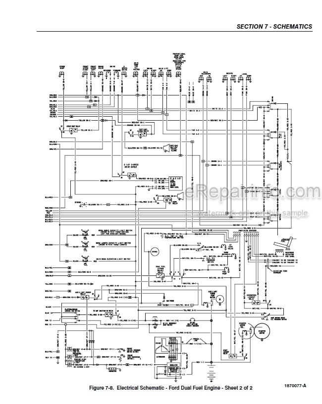 Photo 4 - JLG 601S Service And Maintenance Manual Boom Lift