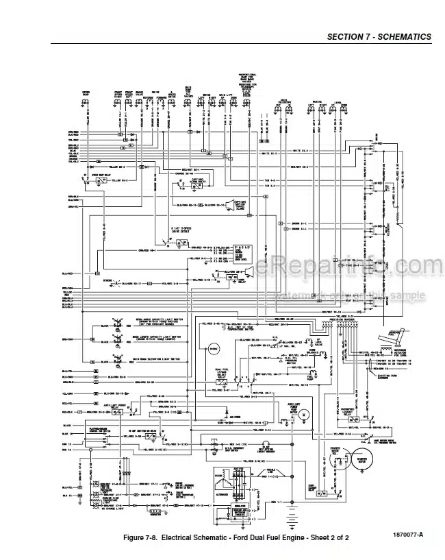 Photo 4 - JLG 601S Service And Maintenance Manual Boom Lift
