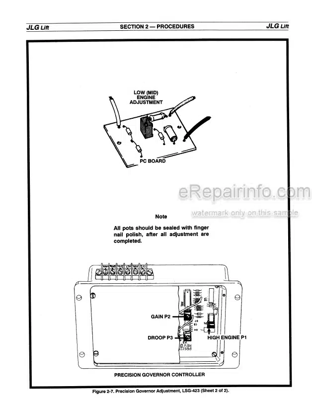 Photo 3 - JLG 60H 70H Service And Maintenance Manual Boom Lift