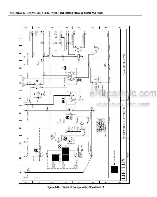 Photo 5 - JLG 67SL Service And Maintenance Manual Scissor Lift