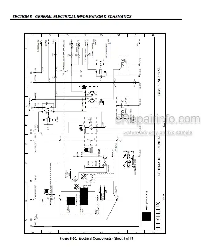 Photo 5 - JLG 67SL Service And Maintenance Manual Scissor Lift