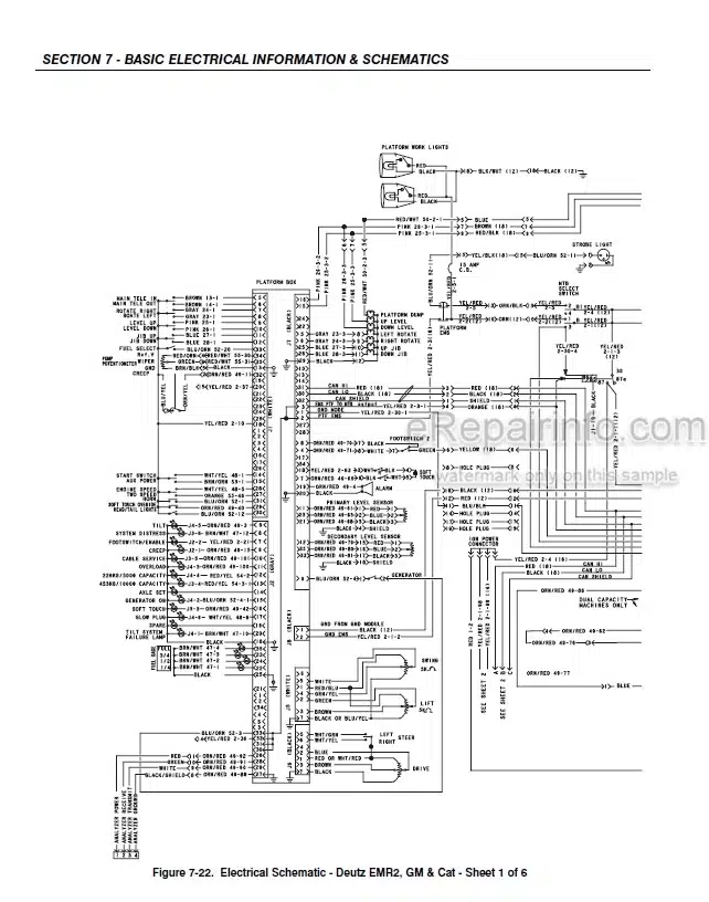 Photo 5 - JLG 800S 860SJ Service And Maintenance Manual Boom Lift