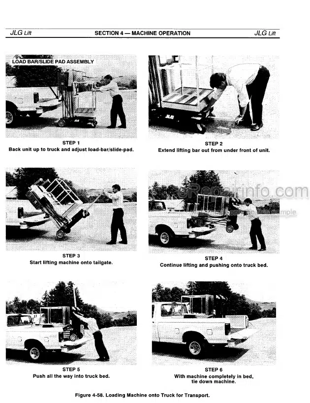 Photo 5 - JLG AM19 AM24 AM30 AM36 AC DC Operators Safety Service Parts Manual Vertical Mast