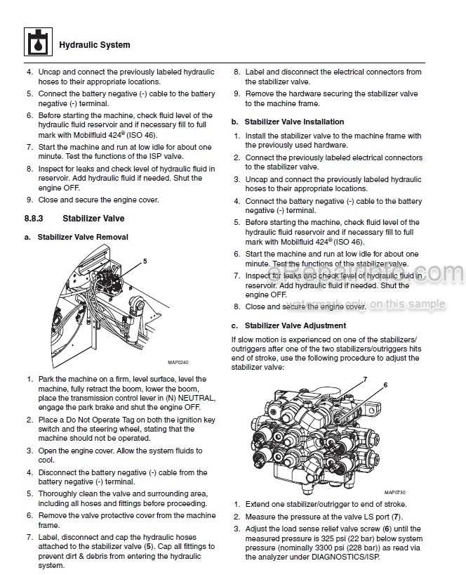 Photo 2 - JLG AccuPlace G10-55A G12-55A Service Manual Telescopic Forklift