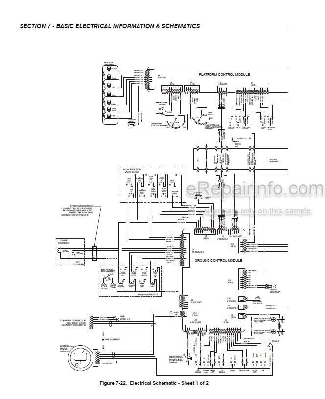 Photo 4 - JLG E300AJ E300AJP Service And Maintenance Manual Boom Lift SN 0300138358 to Present