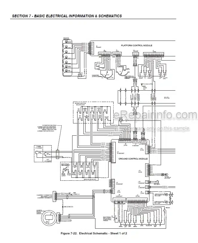 Photo 4 - JLG E300AJ E300AJP Service And Maintenance Manual Boom Lift SN 0300138358 to Present