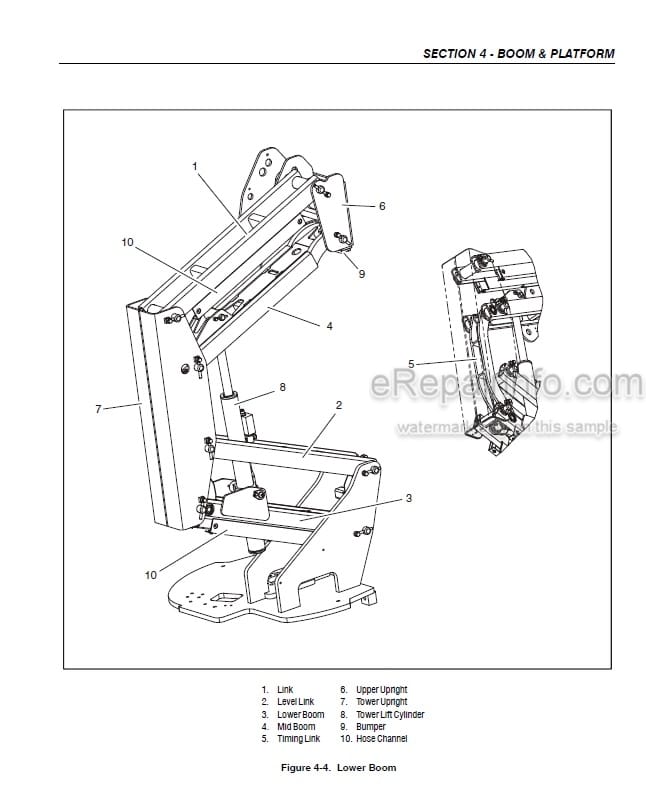 Photo 5 - JLG E300AJ E300AJP Service And Maintenance Manual Boom Lift SN 0300138358 to Present