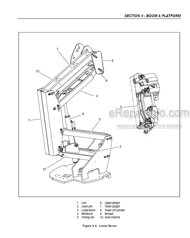 Photo 5 - JLG E300AJ E300AJP Service And Maintenance Manual Boom Lift SN 0300138358 to Present