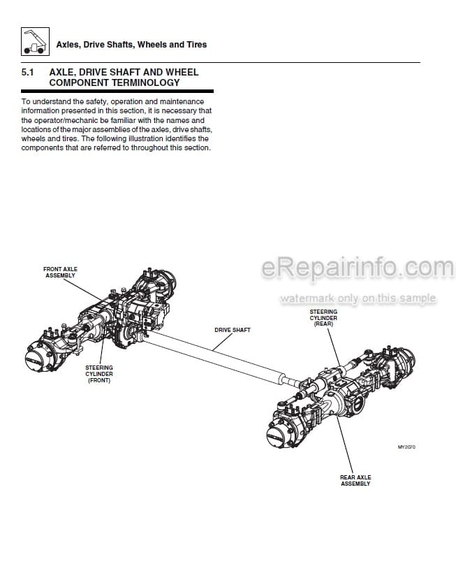 Photo 3 - JLG G5-18A 2505 Service Manual Telehandler