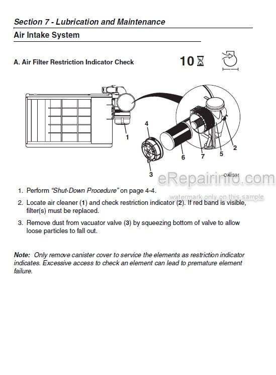 Photo 3 - JLG G6-42P Service Manual Telehandler