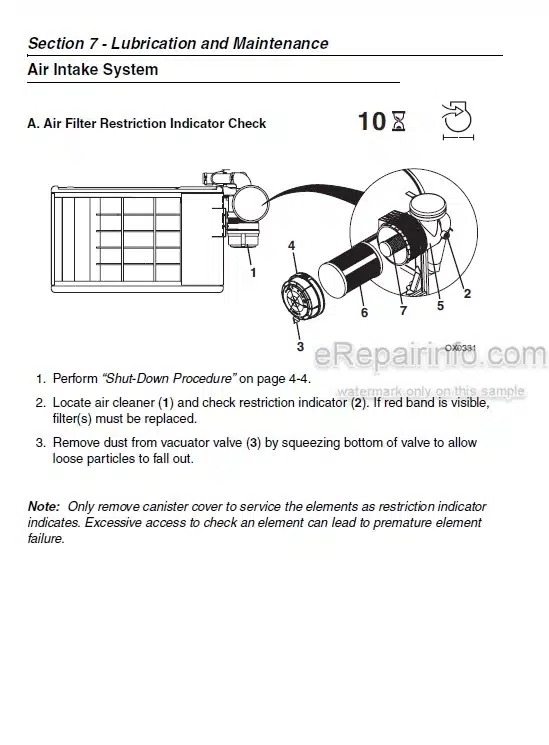 Photo 3 - JLG G6-42P Service Manual Telehandler