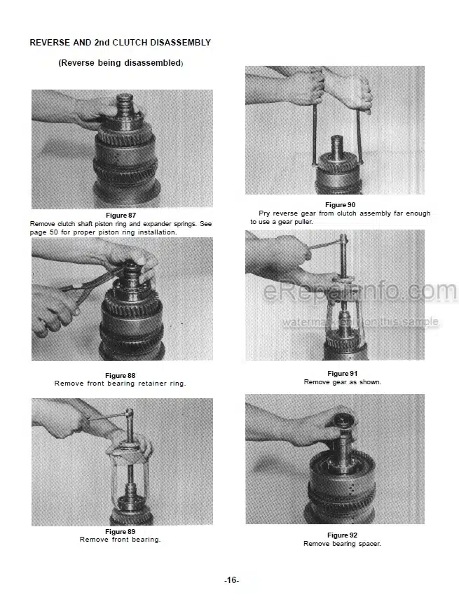 Photo 5 - JLG Gradall 534B Service Manual Telehandler Starting SN 8744110 thru 0144859 And Other PINs