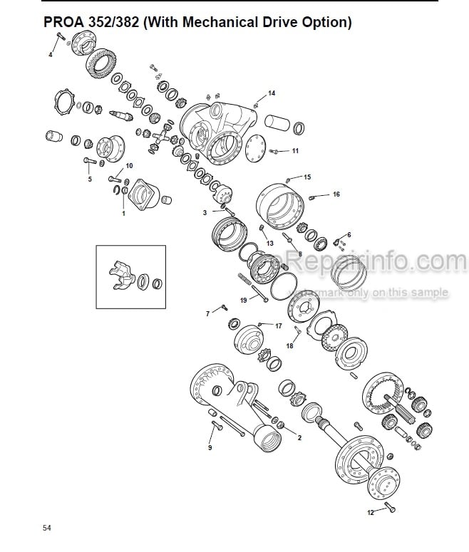 Photo 5 - JLG Gradall 534C-9 534C-10 Service Manual Telehandler