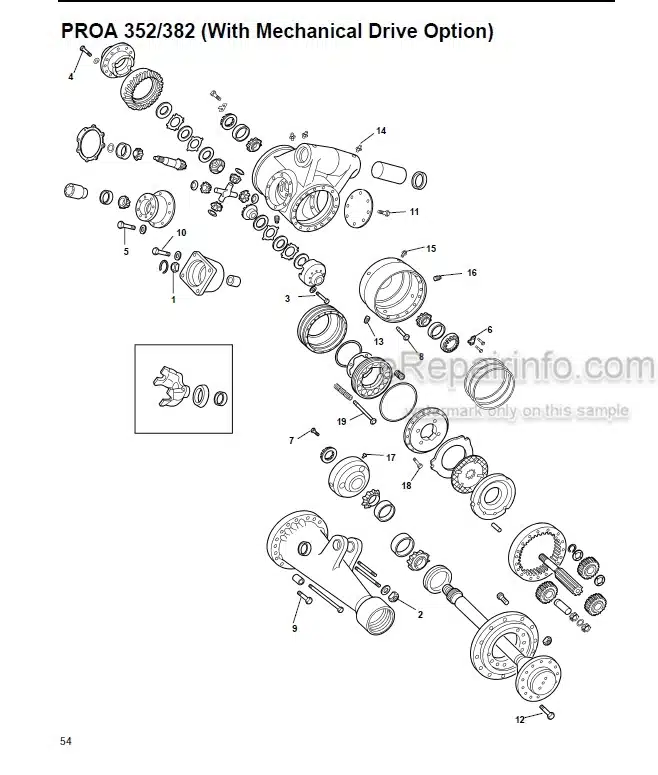 Photo 5 - JLG Gradall 534C-9 534C-10 Service Manual Telehandler
