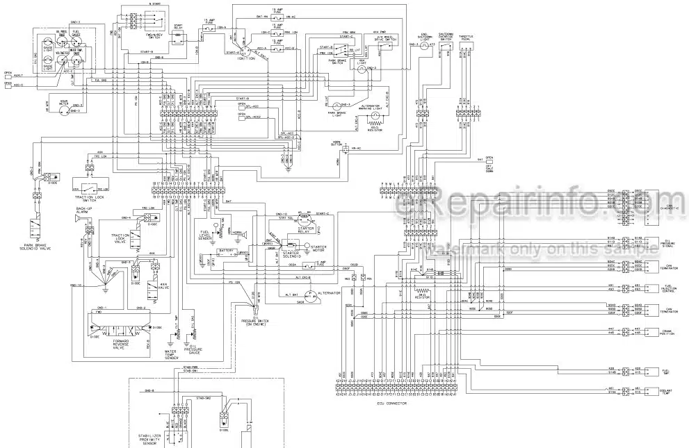 Photo 4 - JLG Gradall 534D-9 534D-10 Service Manual Telehandler