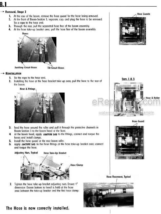 Photo 1 - JLG Gradall 534D-9 534D-10 Service Manual Telehandler