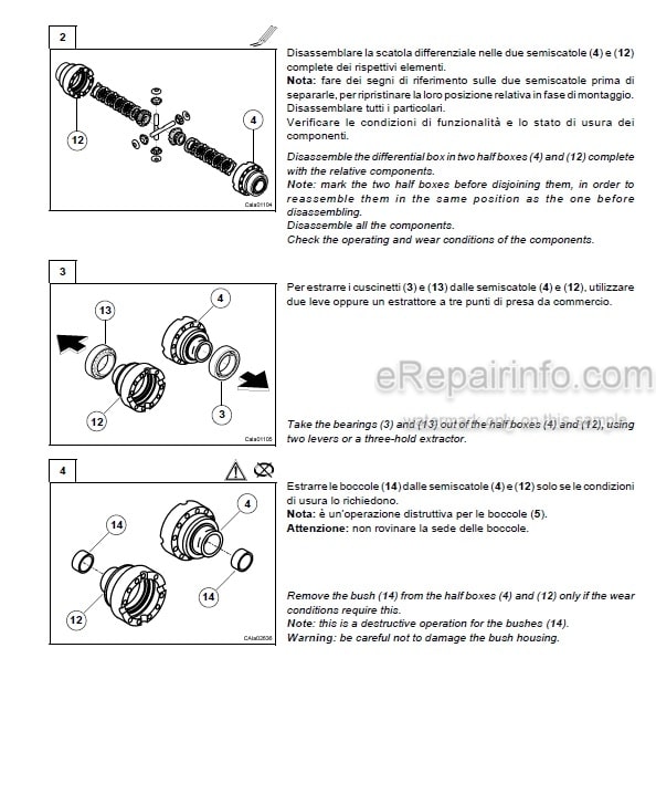 Photo 3 - JLG Gradall 534D-9 534D-10 Service Manual Telehandler