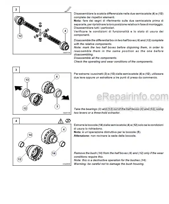 Photo 3 - JLG Gradall 534D-9 534D-10 Service Manual Telehandler