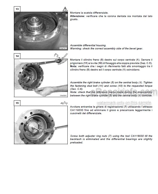 Photo 3 - JLG Gradall 544D-10 Service Manual Telehandler Starting Serial No. 0355001 thru 0455362