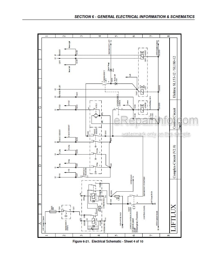 Photo 4 - JLG Liftlux 153-12 180-12 Service And Maintenance Manual Scissors Lift Prior to SN 20463 And Other PINs