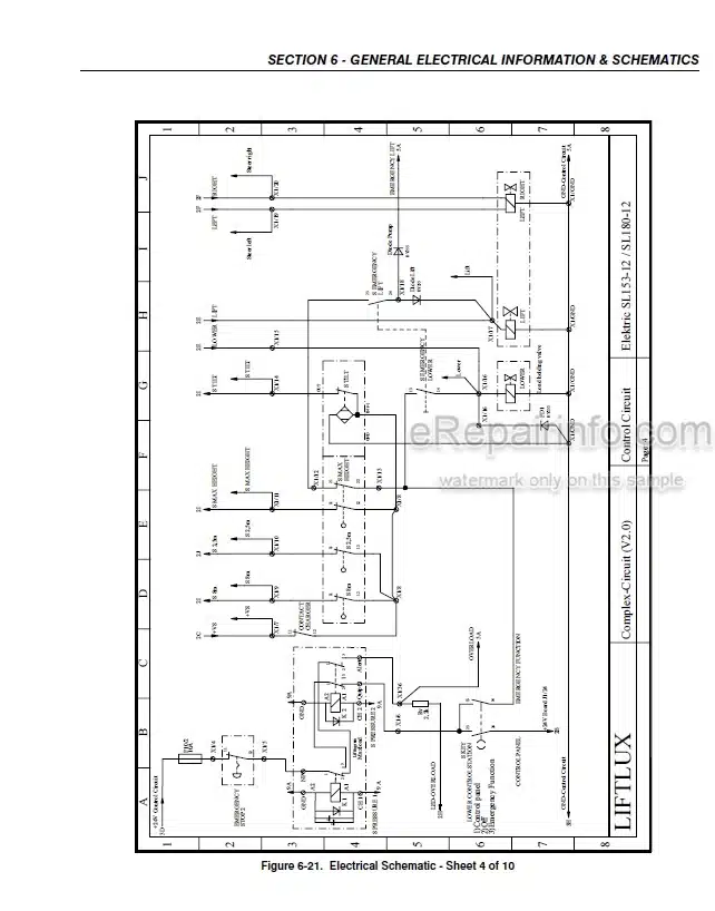 Photo 4 - JLG Liftlux 153-12 180-12 Service And Maintenance Manual Scissors Lift Prior to SN 20463 And Other PINs