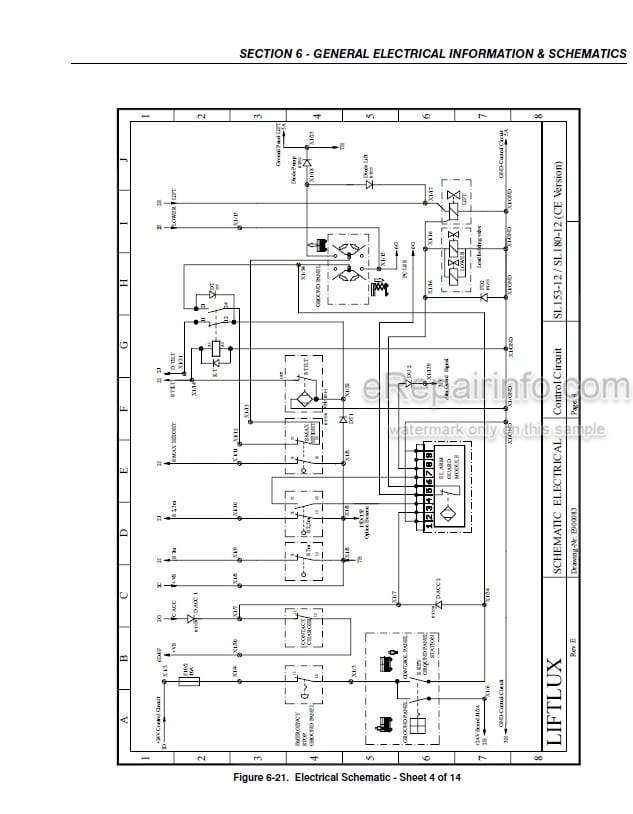 Photo 5 - JLG Liftlux 153-12 180-12 Service And Maintenance Manual Scissors Lift SN 20463 to Present And Other PINs