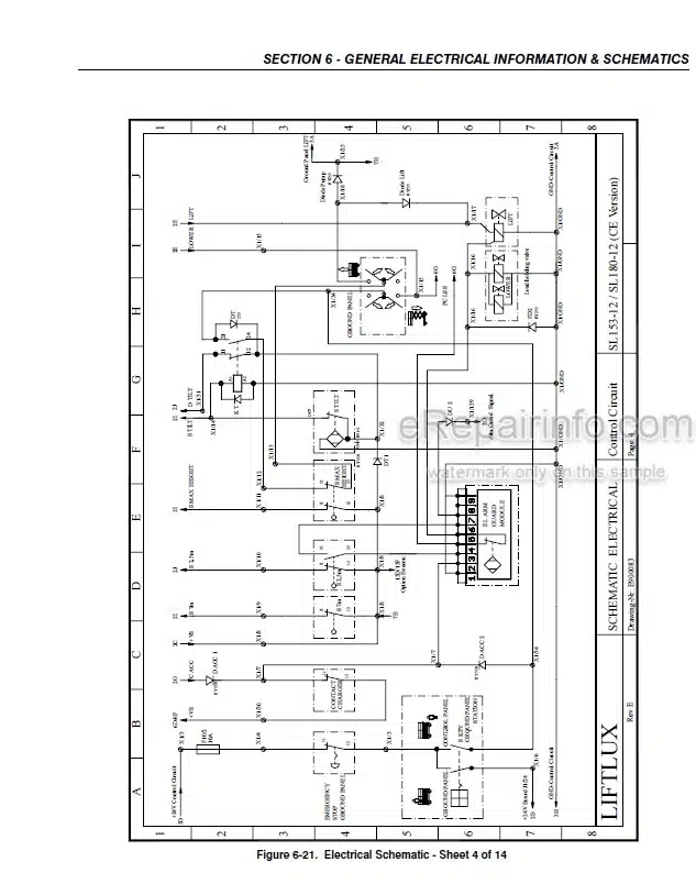 Photo 5 - JLG Liftlux 153-12 180-12 Service And Maintenance Manual Scissors Lift SN 20463 to Present And Other PINs
