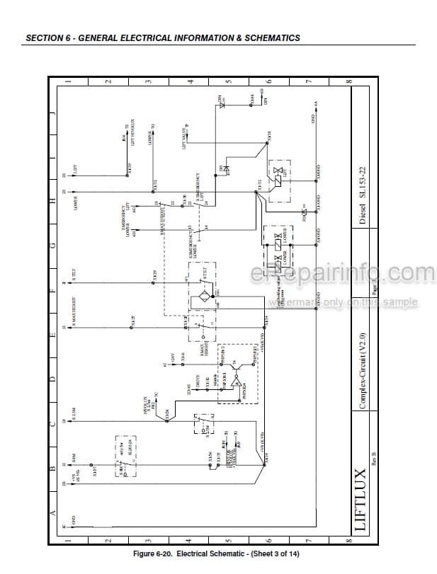 Photo 4 - JLG Liftlux 153-22 Service And Maintenance Manual Scissors Lift Prior to SN 15676 And Other PINS